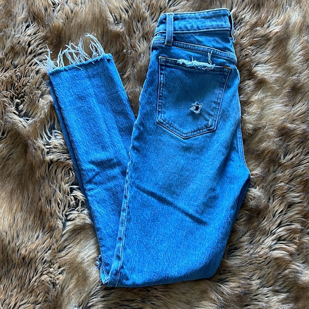 Abercrombie and Fitch Curve Love High Rise Skinny Jean